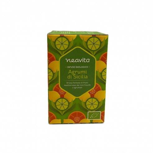 Neavita tisana - Agrumi di Sicilia bio 15 filtri da 2 g