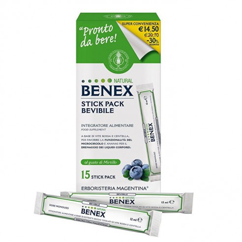 Erboristeria Magentina - Benex bevibile 15 stick