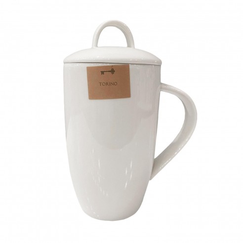 La Reggia del Tè - Tazza ceramica con coperchio