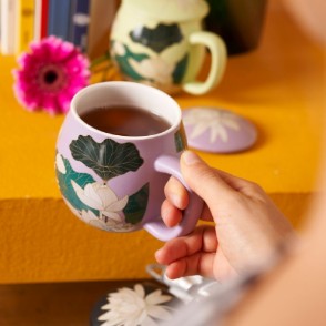 La Via del Tè - Tisaniera Camilla Ninfea Matt Light Purple   0,35l 2