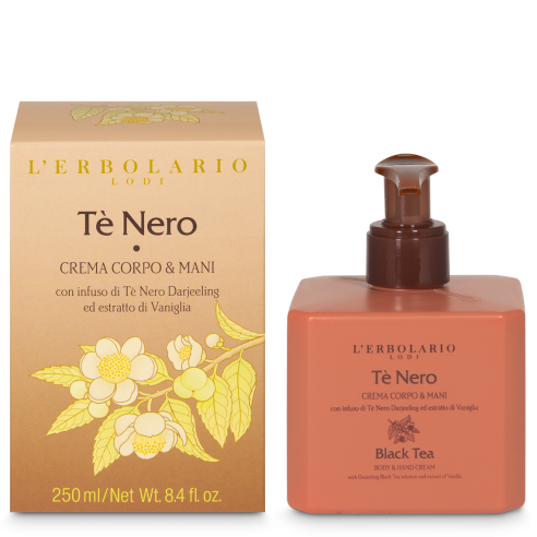 L'Erbolario - Tè Nero Crema Corpo & Mani 250 ml