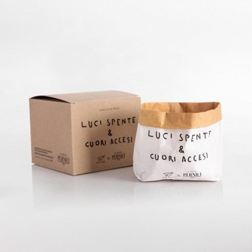 Pernici - Candela Pensieri Stropicciati: Luci Spente & Cuori Accesi - Vanilla Milk 450 g
