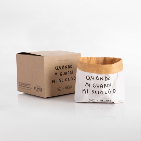 Pernici - Candela Pensieri Stropicciati: Quando Mi Guardi Mi Sciolgo - Vanilla Milk 450 g