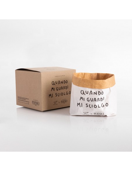 Pernici - Candela Pensieri Stropicciati: Quando Mi Guardi Mi Sciolgo - Vanilla Milk 450 g