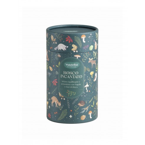 Neavita - Infusi da Favola Gift Box in Carta Verde Infuso Bosco Incantato 10 Filtroscrigno
