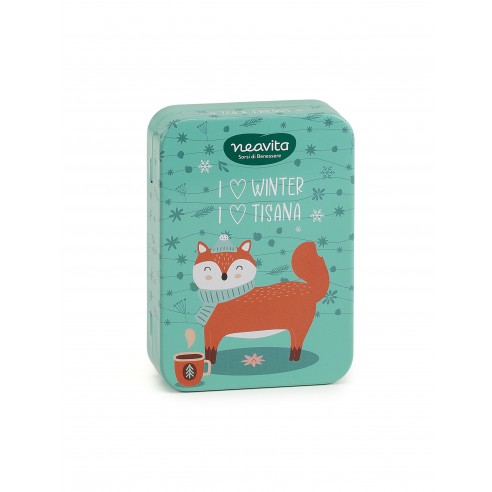 Neavita - Tea & Friends Mini Tin Volpe con 3 Filtri Assortiti