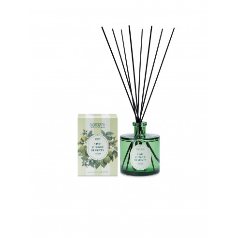 Nasoterapia - Lime e Foglie di Menta Diffusore con Bastoncini 500 ml
