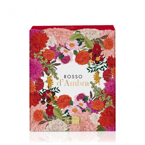 Helan - Rosso d'Ambra Cofanetto Regalo con Eau De Parfum 10 ml e Crema Mani e Unghie 50 ml