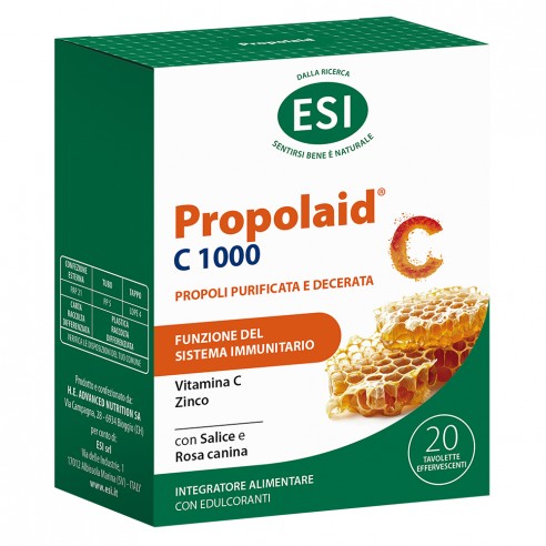 Esi - Propolaid C 1000 20 Tavolette Effervescenti