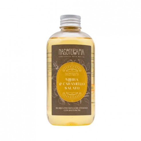 Nasoterapia - Mirra e Caramello Salato Ricarica per Diffusore con Bastoncini 250 ml