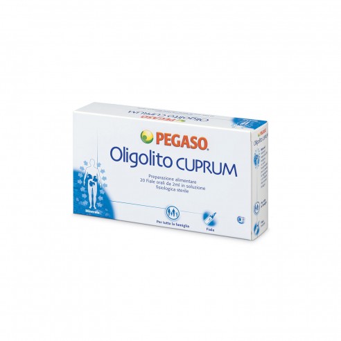 Pegaso - Oligolito Cuprum 20 Fiale Prep. Alimentare