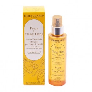 L'Erbolario - Pesca e Ylang Ylang Acqua Profumata Idratante Corpo e Capelli 150 ml