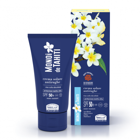 Helan - Monoi de Tahiti Crema Solare Antirughe SPF 50+ 75 ml