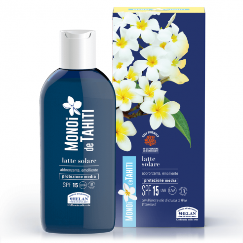 Helan - Monoi de Tahiti Latte Solare SPF 15 200ml