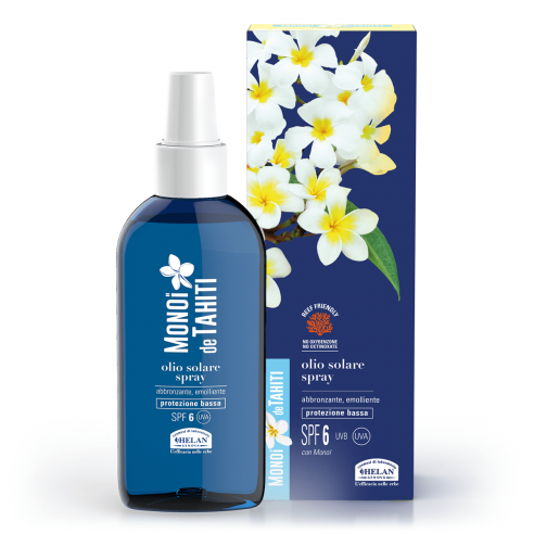 Helan - Monoi de Tahiti Olio Solare Spray SPF 6 150 ml