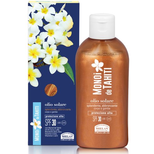 Helan - Monoi de Tahiti Olio Solare Splendente 150 ml