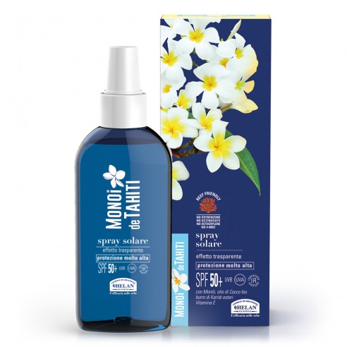 Helan - Monoi de Tahiti Spray Solare Effetto Trasparente SPF 50+ 150ml