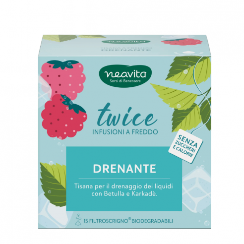 Neavita - Infusi a freddo Twice Drenante 15 Filtroscrigno