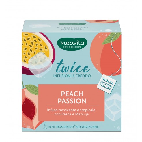 Neavita - Infusi  a Freddo Twice  Peach Passion 15 Filtroscrigno