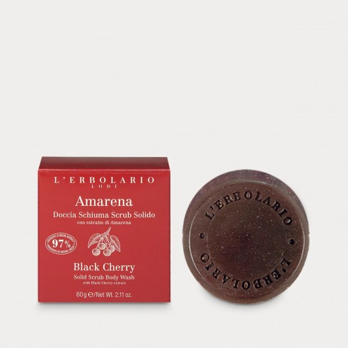 L’Erbolario - Amarena Doccia Schiuma Scrub Solido 60 g