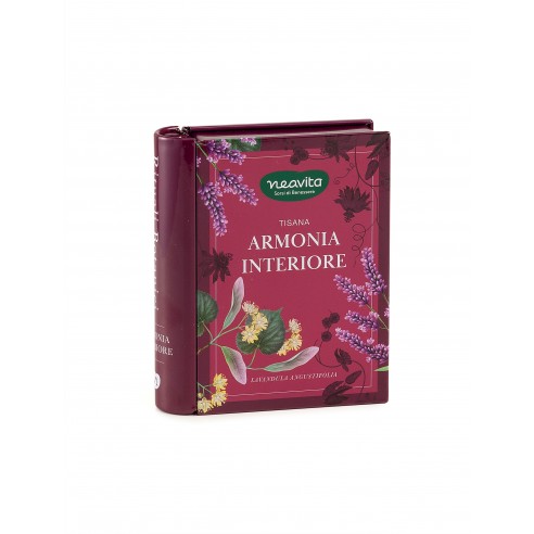 Neavita - Rituali Botanici Mini Libro Magenta con Tisana Armonia Interiore 5 FiltroScrigno