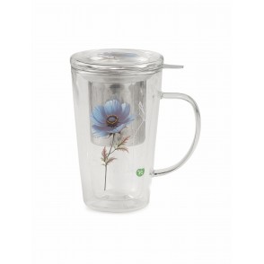 Neavita - Rituali Botanici Infusiera in Vetro Anemone Blu 300 ml