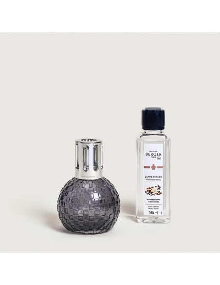 Maison Berger - Cofanetto Lampe Disco Grise con Poussier D'Ambre 250 ml