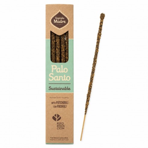 Sagrada Madre - Incenso Palo Santo con Patchouli 8 Bastoncini