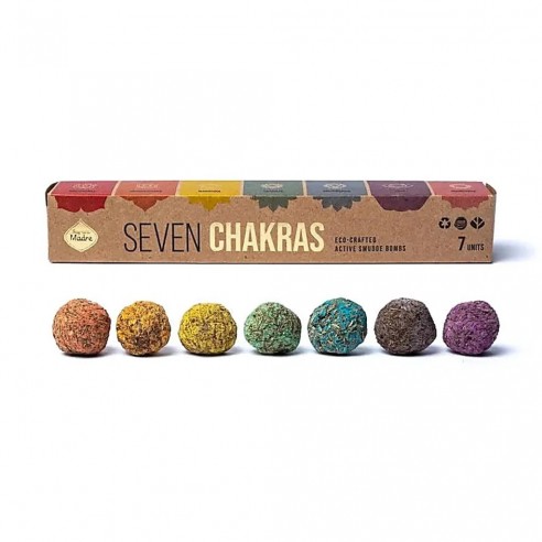 Sagrada Madre - Incenso Sette Chakras 7 Bombitas