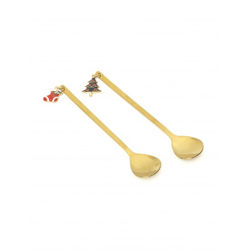Neavita - Set da 2 Cucchiaini Natale Sorsi di Natale