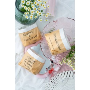 Pernici - Candela Pensieri Stropicciati - Comunque Vada - Talc & White Flowers 450 g 2