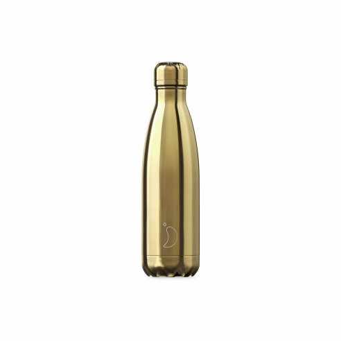 Chilly's - Bottiglia 500 ml - Chrome - Gold