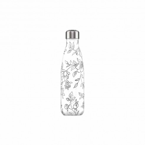 Chilly's - Bottiglia 500 ml - Line Drawing - Flower